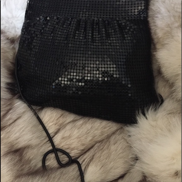 ‼️SALE‼️Y&S Orig.Art Deco Black-Metal Shoulder Bag - Picture 2 of 4